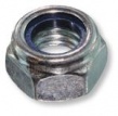 Гайка М6 (1шт) с контрящим кольцом DIN 985 цинк прочн.8