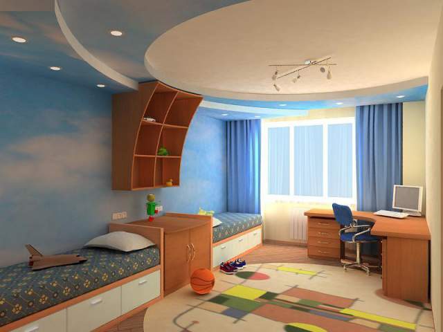 Дизайн интерьера детской комнаты для девочки и мальчика