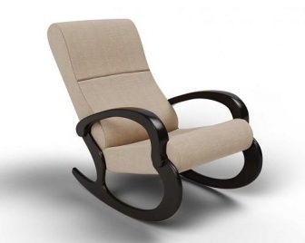 Кресло-качалка ГАРДА, ткань, песок