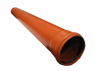 Труба канализационная, d 110, 1 м, 4 мм