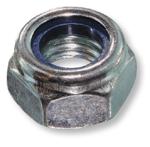 Гайка М4 (1шт) с контрящим кольцом DIN 985 цинк прочн.8