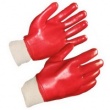 Перчатки универсальные с напылением Гранат. Красные